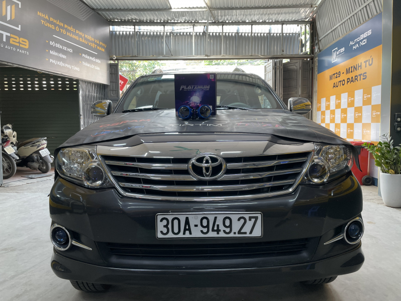 Độ đèn nâng cấp ánh sáng nâng cấp ánh sáng cho xe Fortuner 2015 Titan platinum 9+3